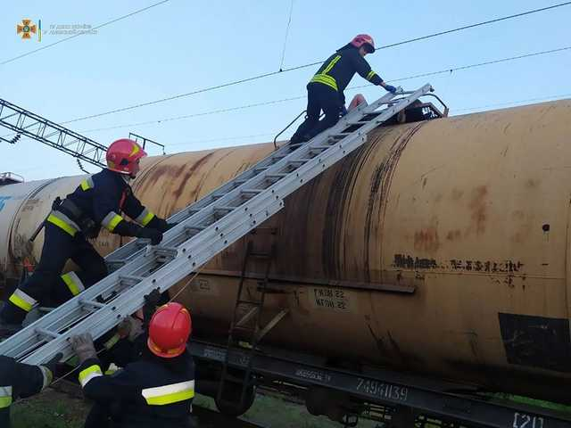 Во Львове девушка получила удар током, пытаясь сделать селфи на поезде