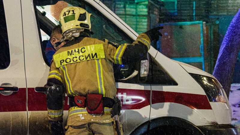 В Новороссийске произошел пожар