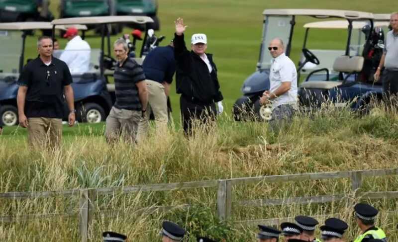 Дональда Трампа обвинили в обмане на гольф-поле в Шотландии